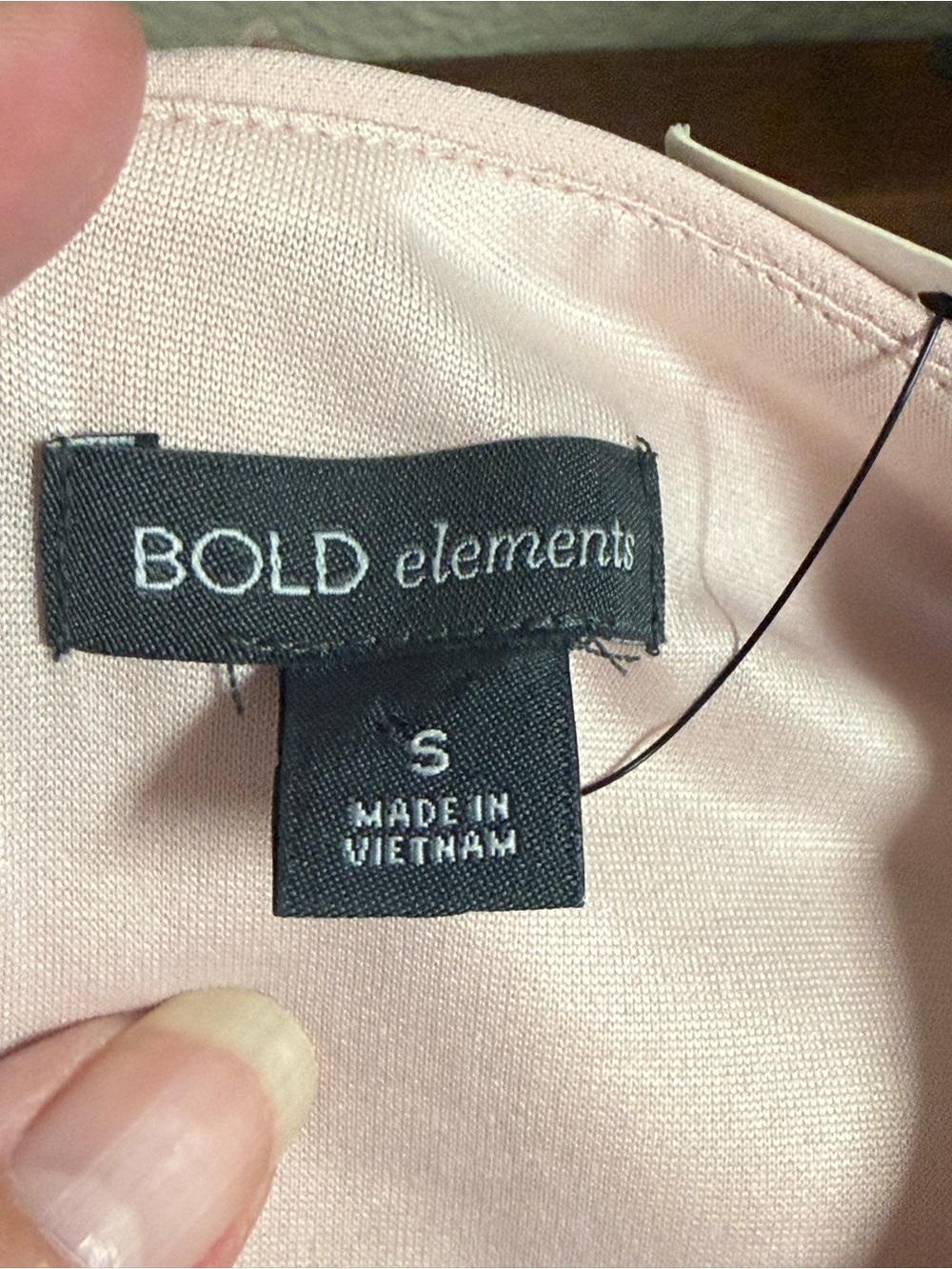 NWT Bold Elements Blush Pink Lace-Up Sheath Dress Sleeveless Career Small - Picture 9 of 11